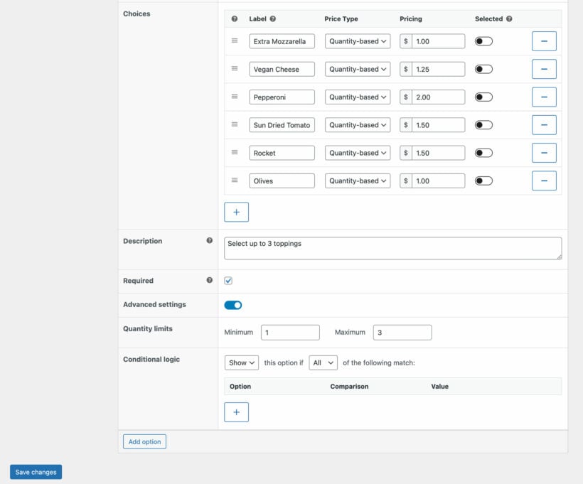 How to add checkboxes for custom fields to WooCommerce products