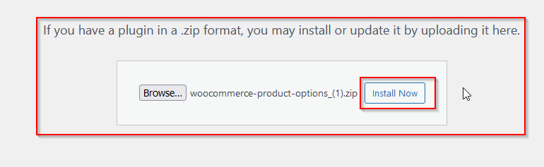 install woocommerce product options engraving plugin