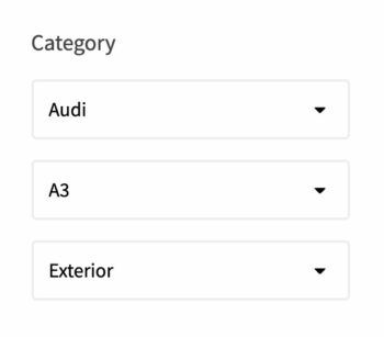 Step by step hierarchical filter