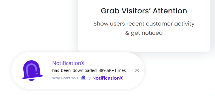 notificationx woocommerce fomo sales notification plugin