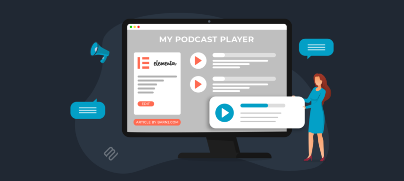 How to Create a Podcast Player on Your Elementor Website Header