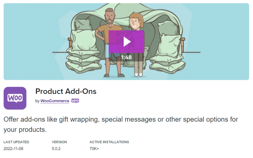 woocommerce product addons