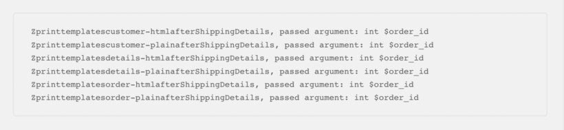 Shipping Label Custom Code