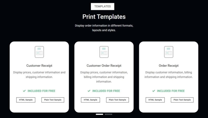 bizprint print templates