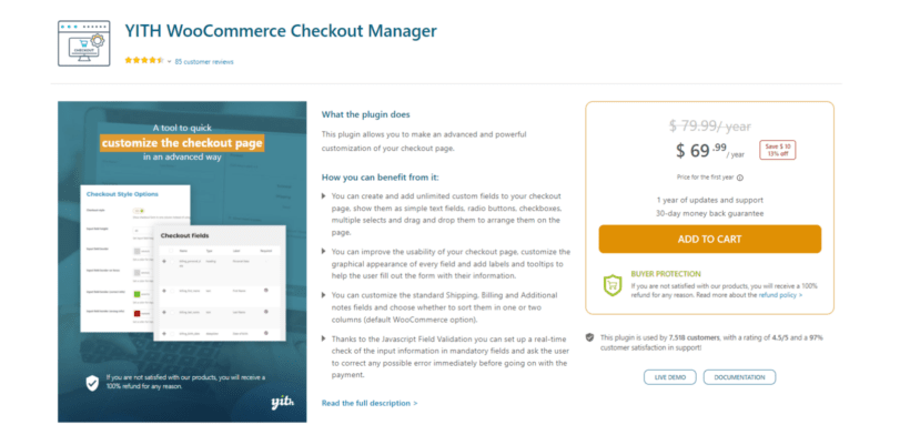 yith checkout manager