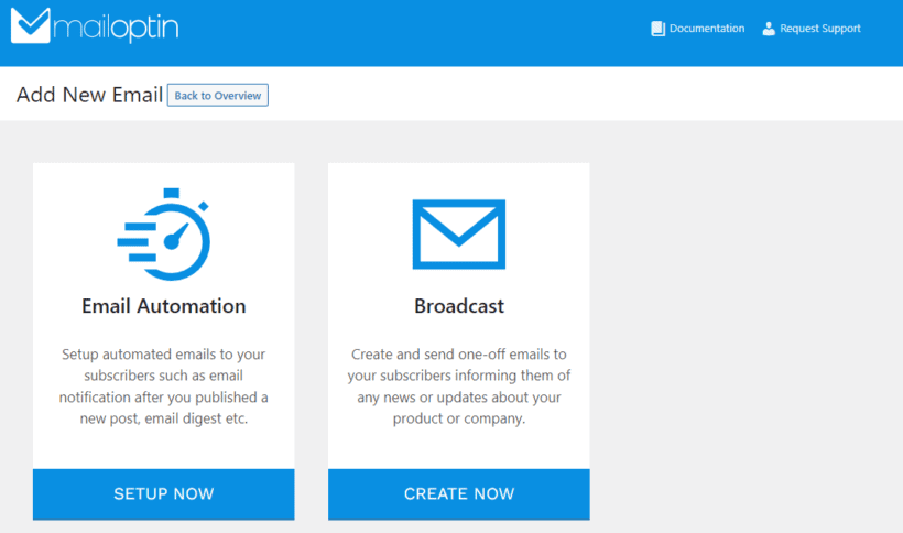 New email automation