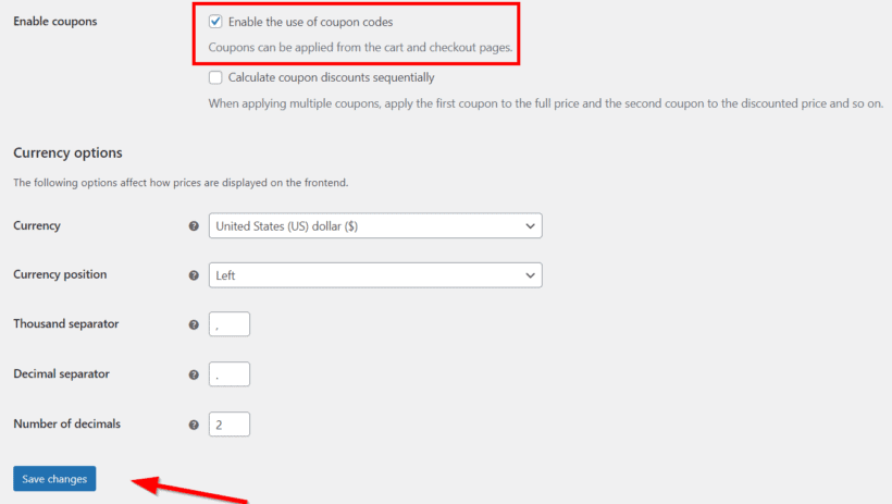 How to Enable Coupon in WooCommerce Store?