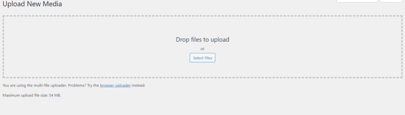 multi-file uploader wordpress file upload media library