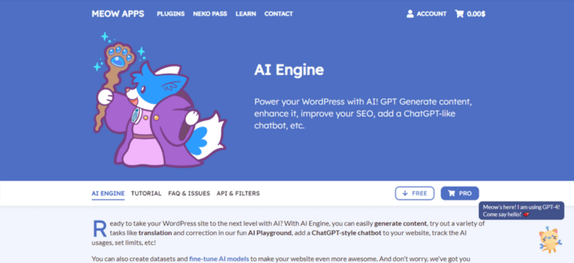 Meow Apps AI Engine