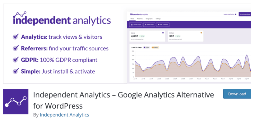 WooCommerce analytics plugin Independent Analytics