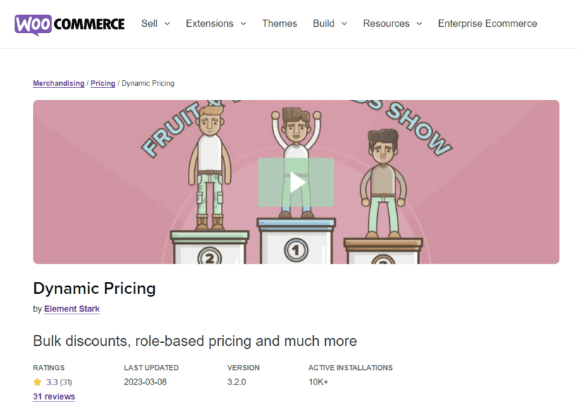 woocommerce dynamic pricing