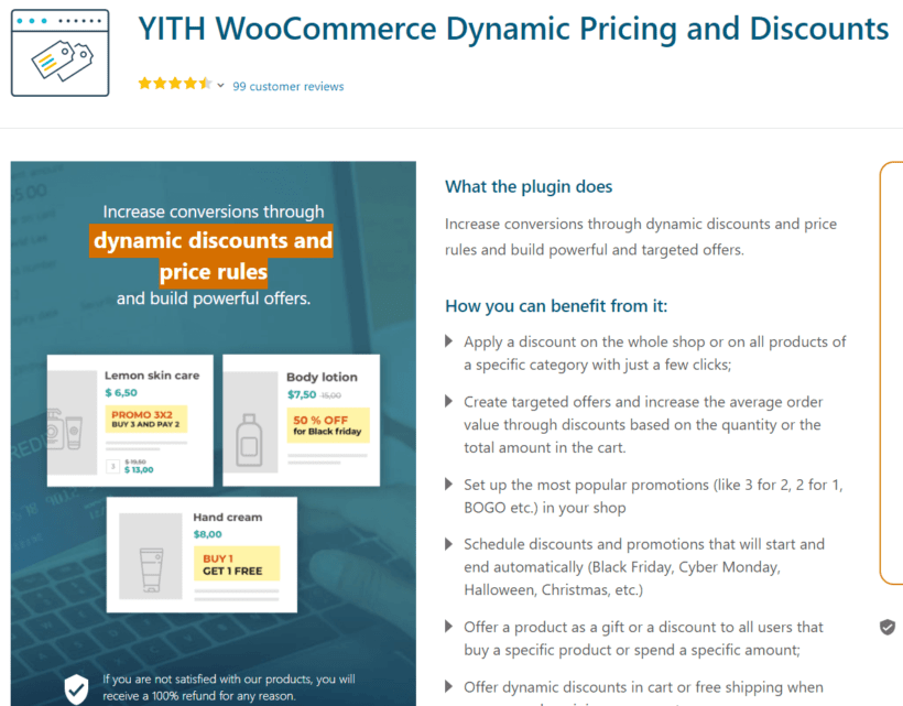 yith woocommerce dynamic pricing and discounts