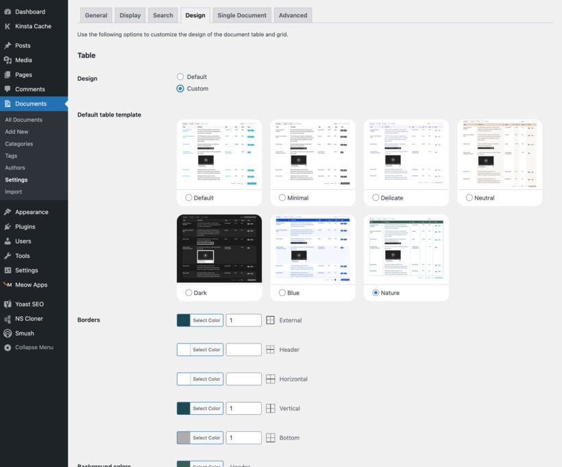 WooCommerce document library plugin customization templates