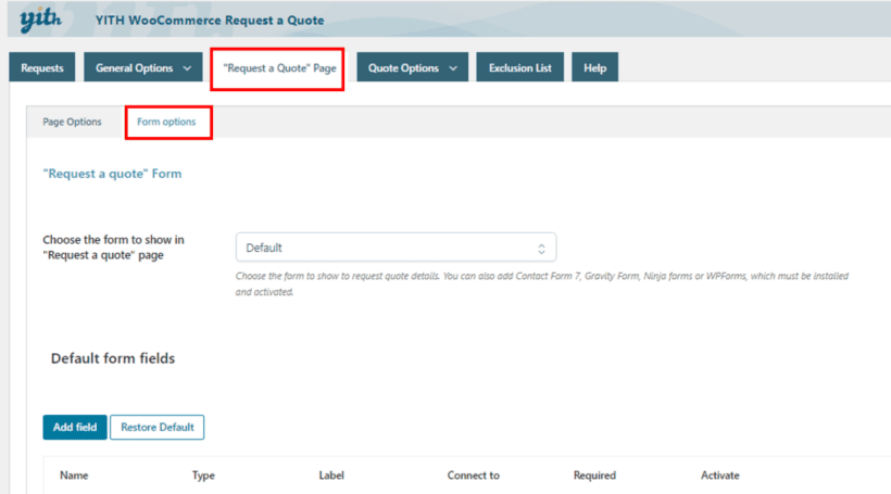 YITH WooCommerce Request a Quote plugin setup 13