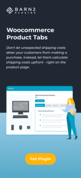 WooCommerce Product Tabs Banner