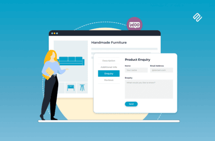 WooCommerce product tabs enquiry form