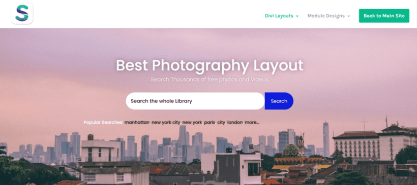 WordPress Photography Template - Divi