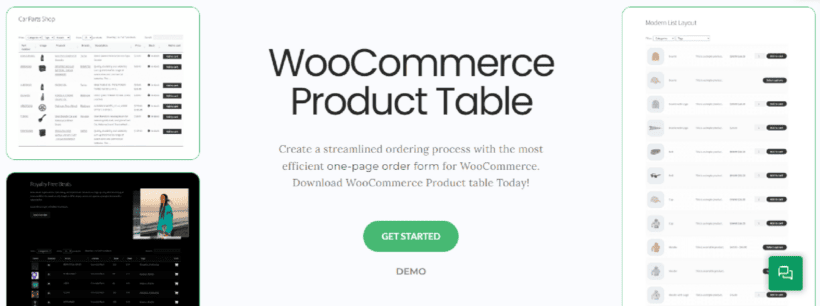 Best WooCommerce Product Table plugin - AOVUP