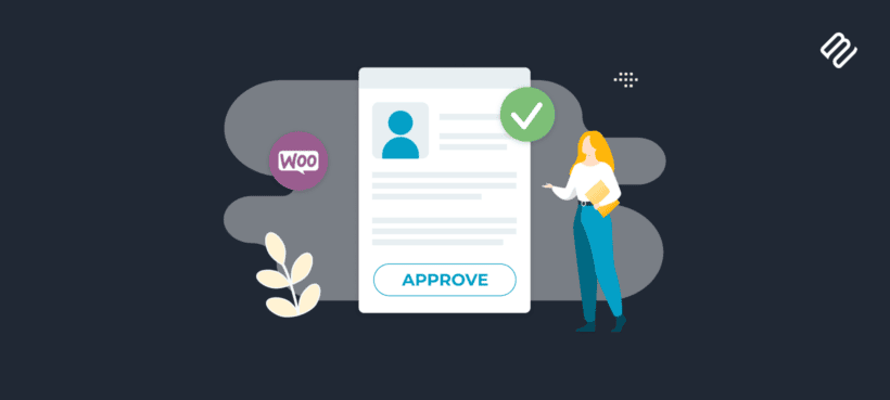 WooCommerce approve new user registration