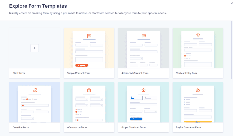 Gravity Forms templates