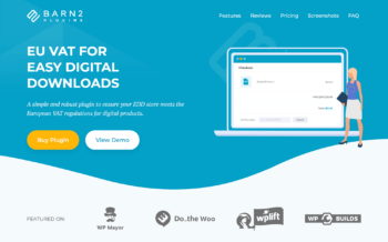 Easy Digital Downloads EU VAT sales page screenshot