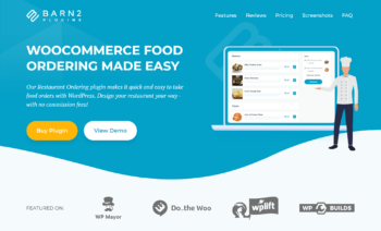 WooCommerce Restaurant Ordering sales page screenshot