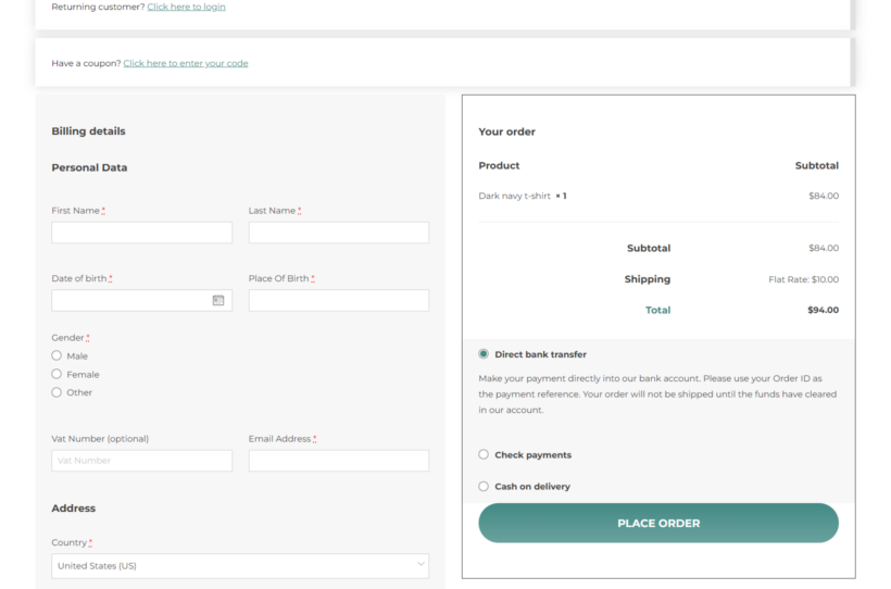 WooCommerce custom order fields - 1