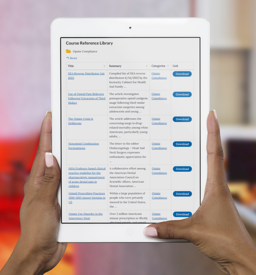 Ce Doc Program Case Study: CE Dojo Lists Resources in Their Online Courses