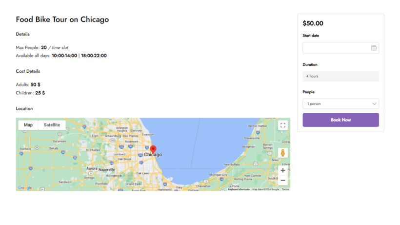 WooCommerce tour booking plugin 2