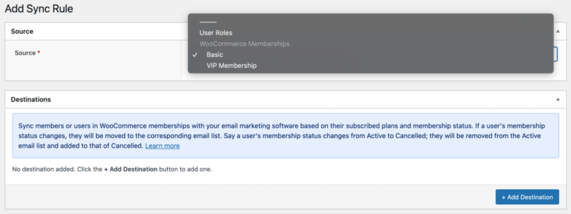 WooCommerce Memberships CRM