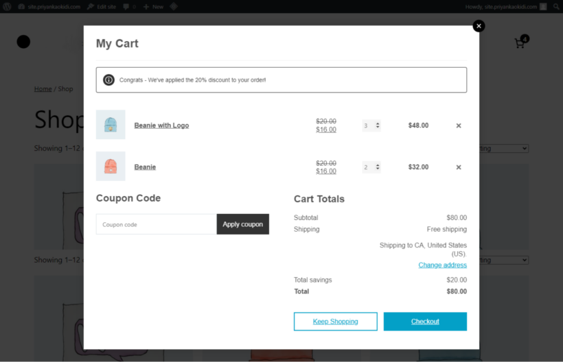 WooCommerce first order discount - WooCommerce Discount Manager 6