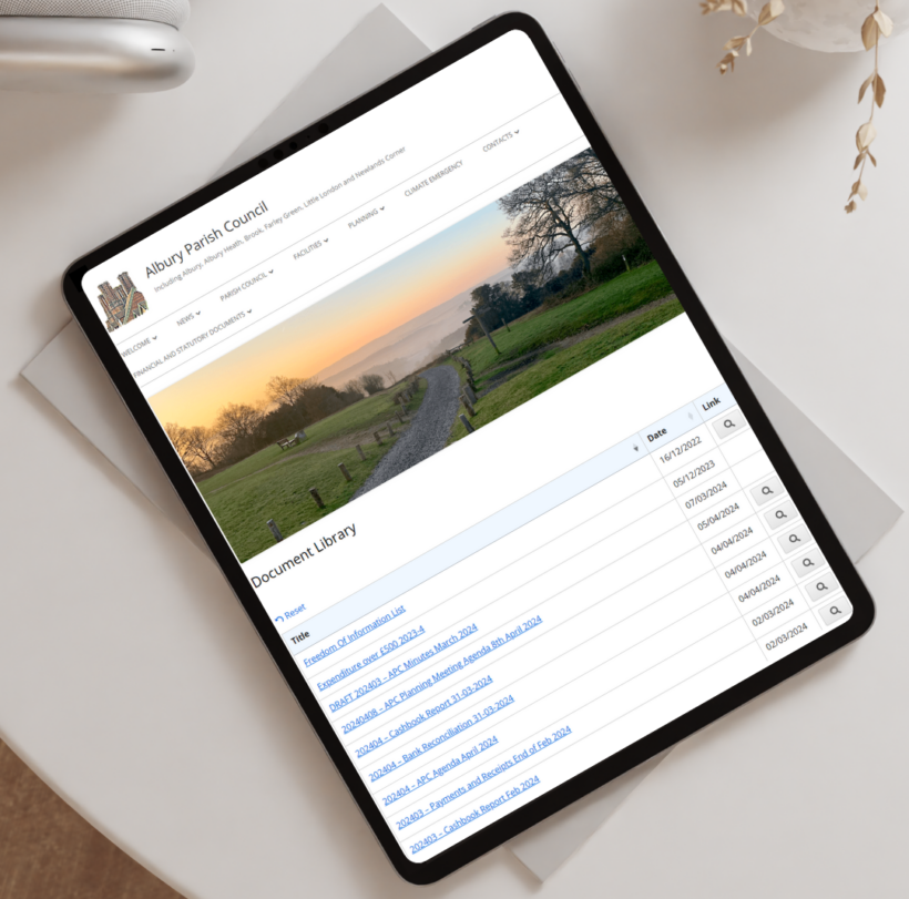 Government Parish Council Document Library