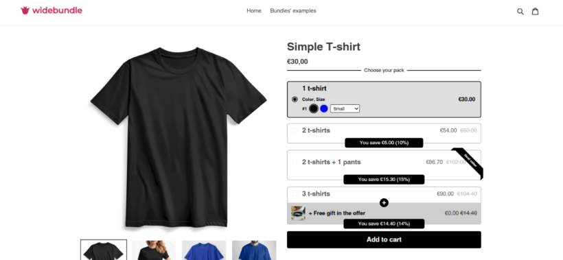 Bundle marketing - Wide Bundle Shopify App
