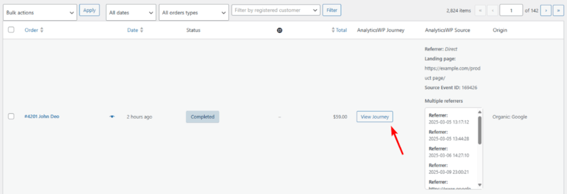 WooCommerce analytics plugin