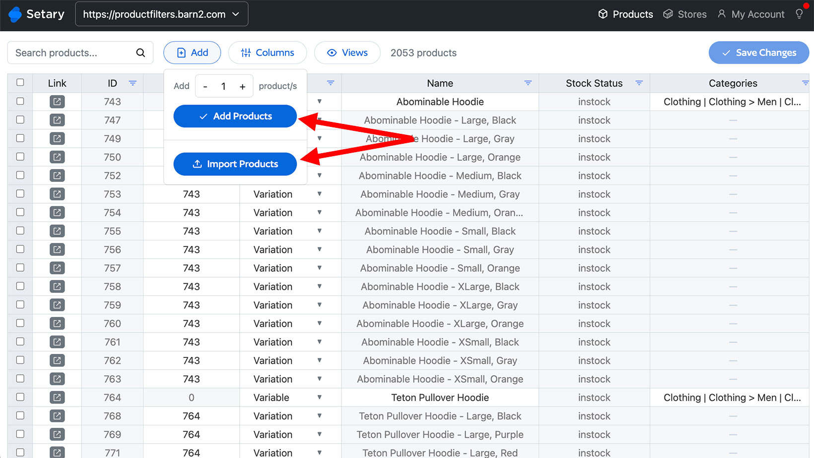 How to Import and Update Product Data