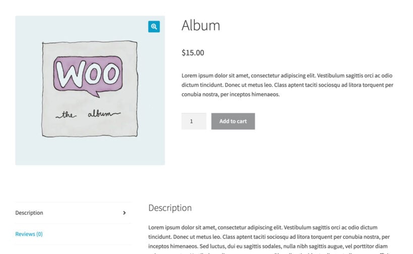 WooCommerce virtual product type