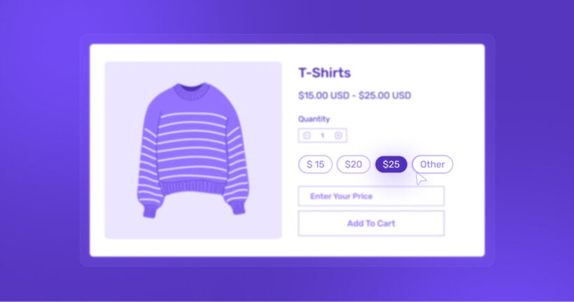 Shopify App pay what you want