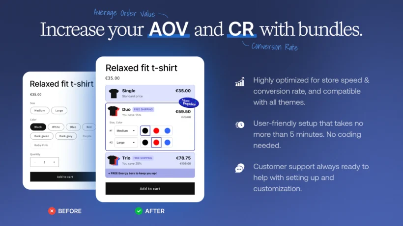 Kaching Shopify Bundles Quantity App