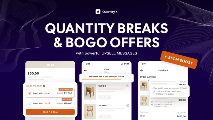 QX – Quantity Discount Price app