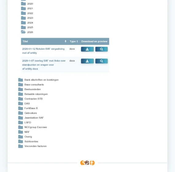 Protected document library for healthcare site