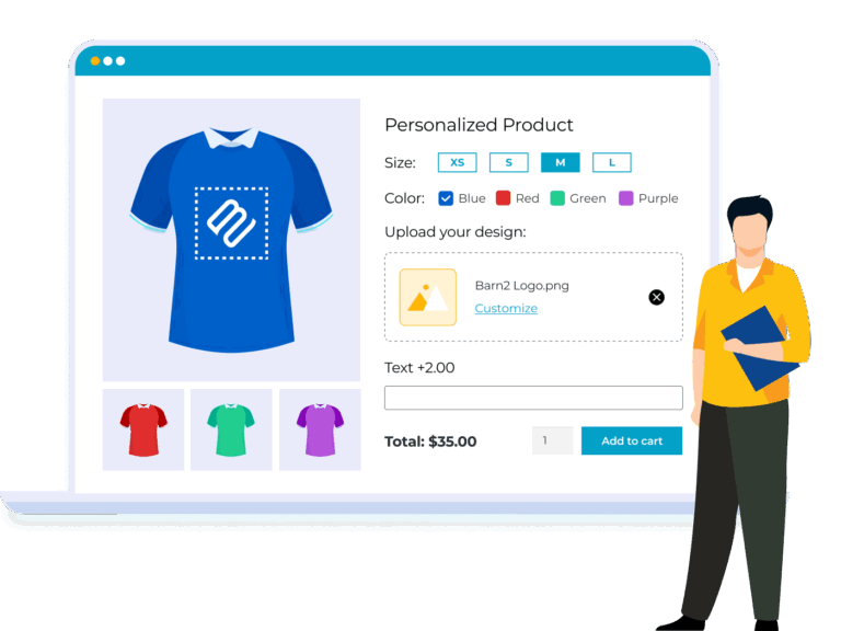 WooCommerce Product Options and Live preview plugin