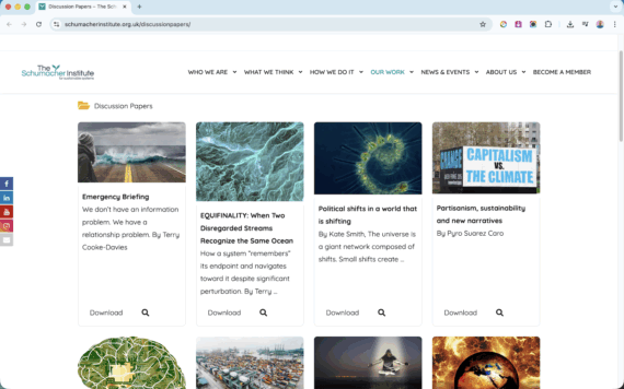 Charity website document library