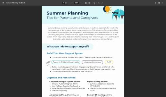 An example of the nonprofit resource library downloads