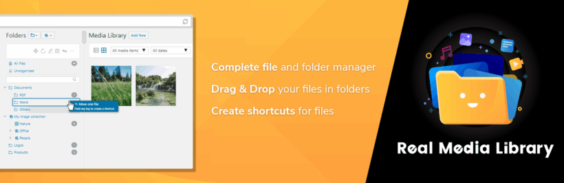 Real Media Library Plugin WordPress