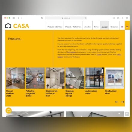 CASA is a Belgrade-based company specializing in premium architectural hardware