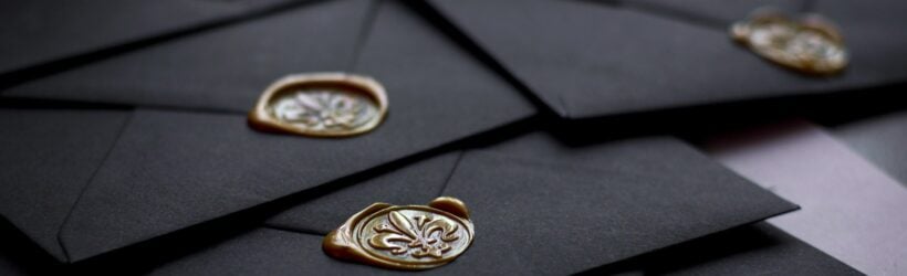 Branded letterhead and stationery, illustrating branded elements in a donation thank-you