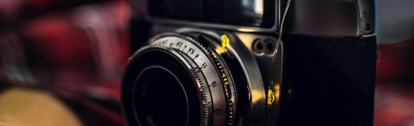 A photography camera, illustrating an online photo contest fundraiser