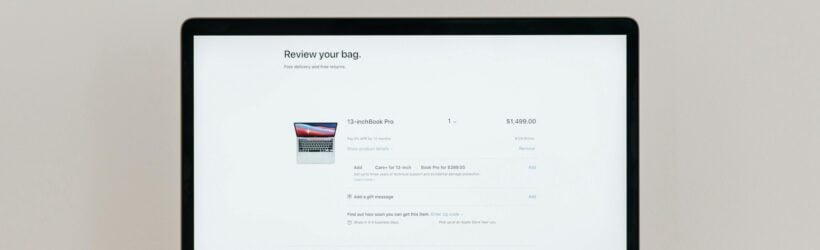 An online shopping checkout, illustrating an optional donation upsell at checkout