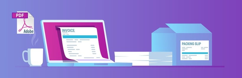 WooCommerce PDF Invoices and Packing Slips attached to store order emails