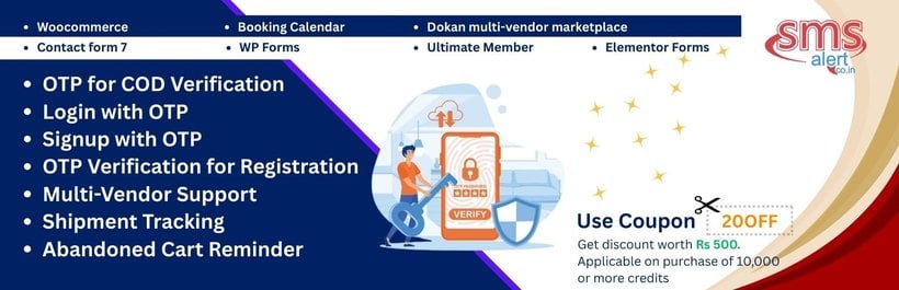 SMS Alert order notifications sending WooCommerce updates to customers by text